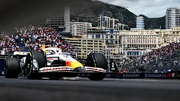 MONTE-CARLO, MONACO - MAY 23: Isack Hadjar of France driving the (6) Visa Cash App Racing Bulls