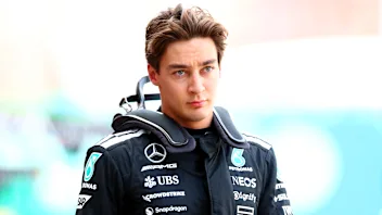 MONTE-CARLO, MONACO - MAY 24: Fourteenth placed qualifier George Russell of Great Britain and