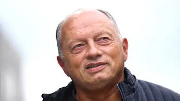 ZANDVOORT, NETHERLANDS - AUGUST 28: Frederic Vasseur, Team Principal of Scuderia Ferrari arrives in
