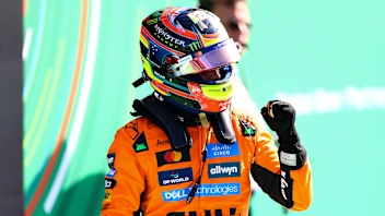 ZANDVOORT, NETHERLANDS - AUGUST 30: Pole position qualifier Oscar Piastri of Australia and McLaren