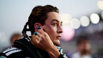 LUSAIL CITY, QATAR - NOVEMBER 29: George Russell of Great Britain and Mercedes AMG Petronas F1 Team