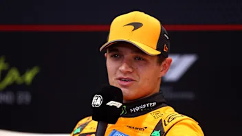 LUSAIL CITY, QATAR - NOVEMBER 29: Sprint winner Oscar Piastri of Australia and McLaren in the