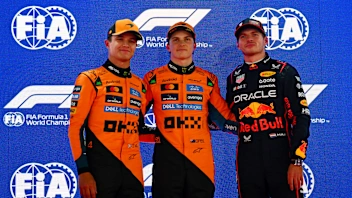 LUSAIL CITY, QATAR - NOVEMBER 29: Pole position qualifier Oscar Piastri of Australia and McLaren