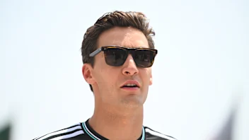 JEDDAH, SAUDI ARABIA - APRIL 18: George Russell of Great Britain and Mercedes AMG Petronas F1 Team