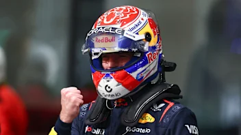 JEDDAH, SAUDI ARABIA - APRIL 19: Pole position qualifier Max Verstappen of the Netherlands and