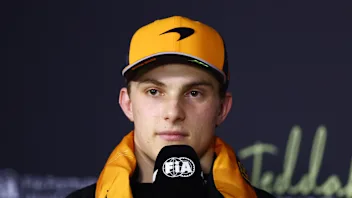 JEDDAH, SAUDI ARABIA - APRIL 19: Second placed qualifier Oscar Piastri of Australia and McLaren in