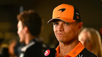 JEDDAH, SAUDI ARABIA - APRIL 19: Tenth placed qualifier Lando Norris of Great Britain and McLaren