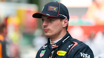 BARCELONA, SPAIN - MAY 31: Third placed qualifier Max Verstappen of the Netherlands and Oracle Red