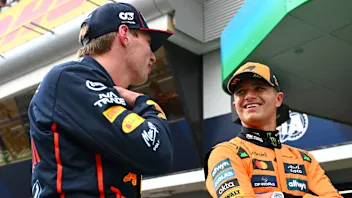 BARCELONA, SPAIN - MAY 31: Third placed qualifier Max Verstappen of the Netherlands and Oracle Red