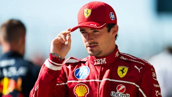AUSTIN, TEXAS - OCTOBER 19: Third placed Charles Leclerc of Monaco and Scuderia Ferrari in parc