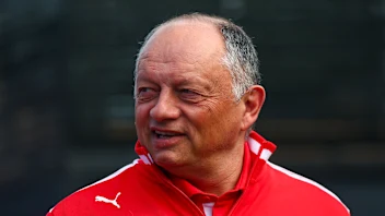 MELBOURNE, AUSTRALIA - MARCH 05: Frederic Vasseur, Team Principal of Scuderia Ferrari looks on
