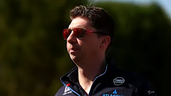 SUZUKA, JAPAN - MARCH 27: James Vowles, Team Principal of Williams arrives in the Paddock prior to