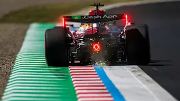 SUZUKA, JAPAN - MARCH 27: Arvid Lindblad of Great Britain driving the (41) Visa Cash App Racing