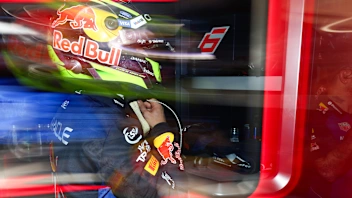 SINGAPORE, SINGAPORE - OCTOBER 10: Isack Hadjar of France and Oracle Red Bull Racing prepares to