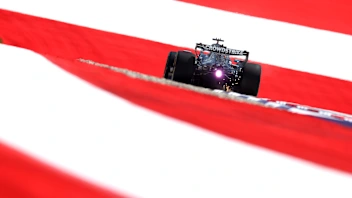 SPIELBERG, AUSTRIA - JUNE 26: George Russell of Great Britain driving the (63) Mercedes AMG