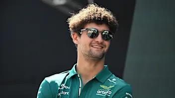 SPIELBERG, AUSTRIA - JUNE 27: Jak Crawford of United States and Aston Martin F1 Team on stage prior