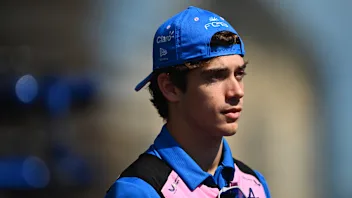 BAKU, AZERBAIJAN - SEPTEMBER 26: Franco Colapinto of Argentina and Alpine F1 on the drivers parade
