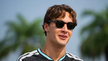 KUALA LUMPUR, MALAYSIA - OCTOBER 01: George Russell of Great Britain and Mercedes AMG Petronas F1