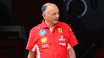 KUALA LUMPUR, MALAYSIA - OCTOBER 03: Frederic Vasseur, Team Principal of Scuderia Ferrari looks on