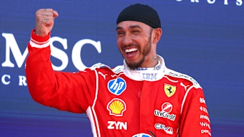 BARCELONA, SPAIN - JUNE 14: Race winner Lewis Hamilton of Great Britain and Scuderia Ferrari