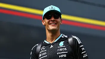 BARCELONA, SPAIN - JUNE 11: George Russell of Great Britain and Mercedes AMG Petronas F1 Team