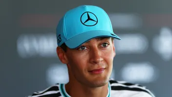 BARCELONA, SPAIN - JUNE 11: George Russell of Great Britain and Mercedes AMG Petronas F1 Team talks