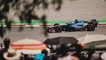 BARCELONA, SPAIN - JUNE 13: (EDITORS NOTE: Image has been digitally enhanced.) Pierre Gasly of