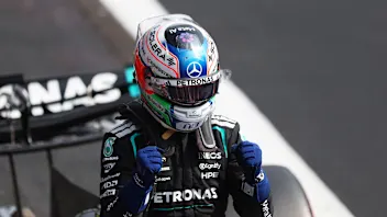 SPA, BELGIUM - JULY 18: Pole position qualifier Andrea Kimi Antonelli of Italy and Mercedes AMG