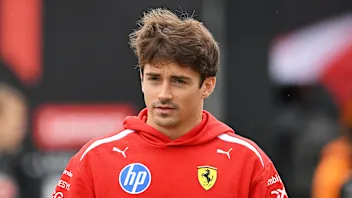 MONTREAL, QUEBEC - MAY 24: Charles Leclerc of Monaco and Scuderia Ferrari arrives in the Paddock