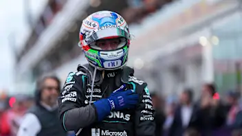 MONTREAL, QUEBEC - MAY 24: Race winner Andrea Kimi Antonelli of Italy and Mercedes AMG Petronas F1