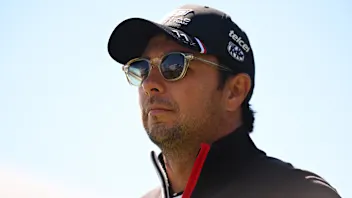 MONTREAL, QUEBEC - MAY 22: Sergio Perez of Mexico and Cadillac F1 Team arrives in the Paddock prior