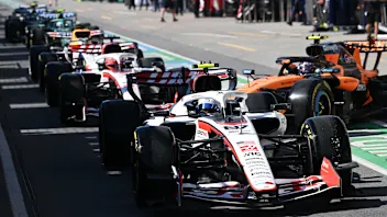 MONTREAL, QUEBEC - MAY 22: Oliver Bearman of Great Britain driving the (87) Haas F1 VF-26 Ferrari