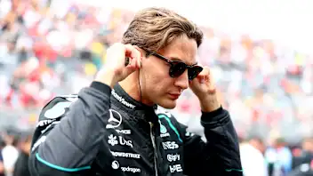 MONTREAL, QUEBEC - MAY 23: George Russell of Great Britain and Mercedes AMG Petronas F1 Team on the