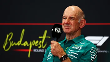 BUDAPEST, HUNGARY - JULY 24: Adrian Newey, Team Principal of Aston Martin F1 Team in the Team