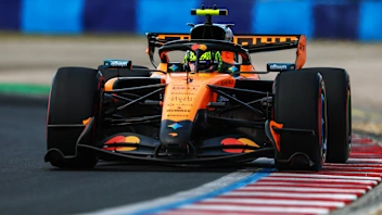 BUDAPEST, HUNGARY - JULY 25: Lando Norris of Great Britain driving the (1) McLaren MCL40 Mercedes