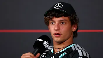 MONZA, ITALY - SEPTEMBER 03: Andrea Kimi Antonelli of Italy and Mercedes AMG Petronas F1 Team