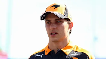 MONZA, ITALY - SEPTEMBER 05: Oscar Piastri of Australia and McLaren looks on prior to final