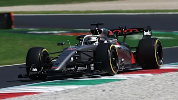 MONZA, ITALY - SEPTEMBER 05: Nico Hulkenberg of Germany driving the (27) Audi F1 Team R26 on track