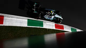 MONZA, ITALY - SEPTEMBER 05: Andrea Kimi Antonelli of Italy driving the (12) Mercedes AMG Petronas