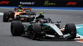 MIAMI, FLORIDA - MAY 03: Andrea Kimi Antonelli of Italy driving the (12) Mercedes AMG Petronas F1