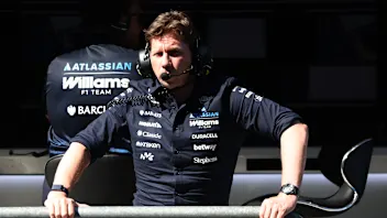 MIAMI, FLORIDA - MAY 01: James Vowles, Team Principal of Williams on the pit wall during Sprint