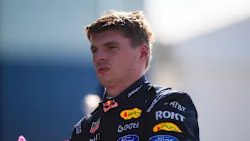 MIAMI, FLORIDA - MAY 01: Max Verstappen of the Netherlands and Oracle Red Bull Racing looks on in