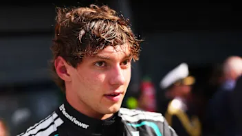 ZANDVOORT, NETHERLANDS - AUGUST 23: Second placed Andrea Kimi Antonelli of Italy and Mercedes AMG