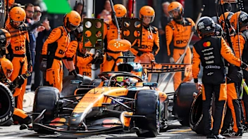 ZANDVOORT, NETHERLANDS - AUGUST 23: Oscar Piastri of Australia driving the (81) McLaren MCL40