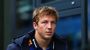 ZANDVOORT, NETHERLANDS - AUGUST 21: Liam Lawson of New Zealand and Oracle Red Bull Racing arrives