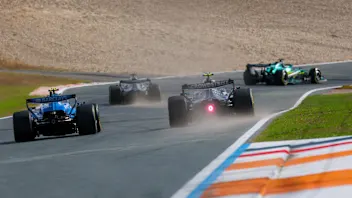 ZANDVOORT, NETHERLANDS - AUGUST 21: Carlos Sainz of Spain driving the (55) Williams FW48 Mercedes