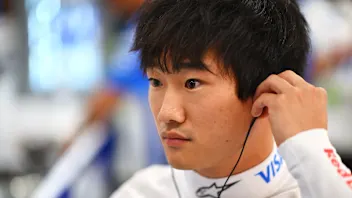 ZANDVOORT, NETHERLANDS - AUGUST 22: Yuki Tsunoda of Japan and Visa Cash App Racing Bulls looks on