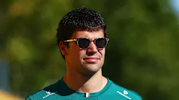 MADRID, SPAIN - SEPTEMBER 12: Lance Stroll of Canada and Aston Martin F1 Team looks on in the