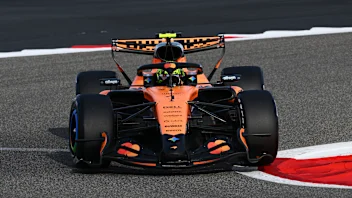 BAHRAIN, BAHRAIN - FEBRUARY 11: Lando Norris of Great Britain driving the (1) McLaren MCL40