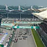 Lewis Hamilton (GBR) Mercedes AMG F1 W05 leads at the start of the race.\nFormula One World
